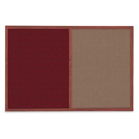 United Visual Products Slim Style Indoor Enclosed Corkboard, 36 UV504SCH-BLACK-CLOUD